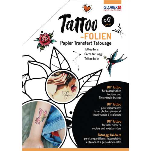 GLOREX Tattoo folie — A4